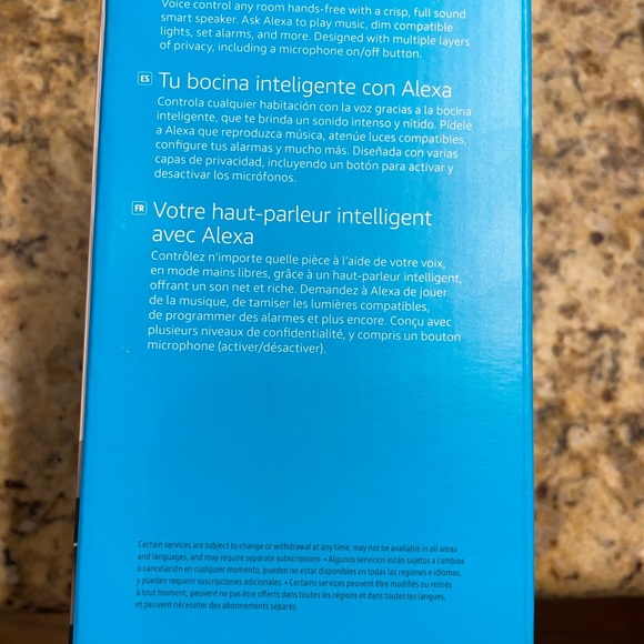 Amazon Echo Pop Portable Speaker - Black - Picture 3 of 3